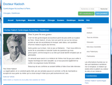 Tablet Screenshot of docteurkadoch.com